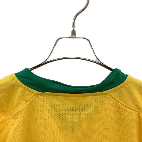 ブラジル代表 08-09シーズン・ホーム・2008着限定 サッカーユニフォーム メンズ SIZE L イエロー