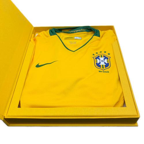 ブラジル代表 08-09シーズン・ホーム・2008着限定 サッカーユニフォーム メンズ SIZE L イエロー