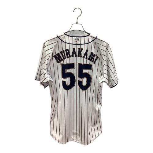 日本代表(侍ジャパン) 応援グッズ SIZE O ホワイト 【55】村上 宗隆  ユニフォーム 2021年東京オリンピック プロ仕様モデル BAK700