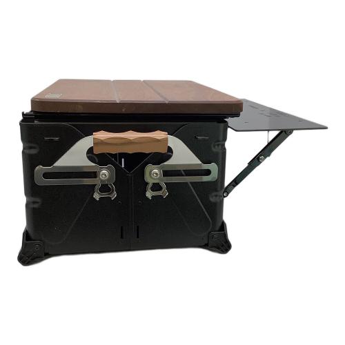 Snow peak 収納ケース カスタム内容:シェルコンチッピング塗装・WHITEBASECAMP×CAMPHILLS サイドテーブル・WANTKEY CAMP/BOX TOP SC25 FW/グリップ カスタムシェルコン25