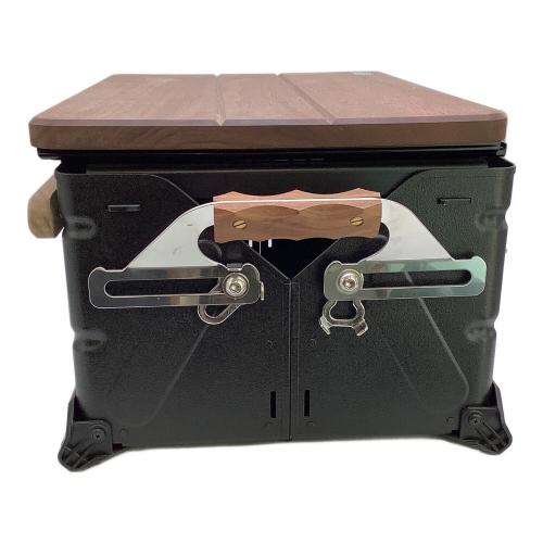 Snow peak 収納ケース カスタム内容:シェルコンチッピング塗装・WANTKEY CAMP/BOX TOP SC25 FW/グリップ・Shim.Craft/Yoko no ITA/Magnet hang bar カスタムシェルコン