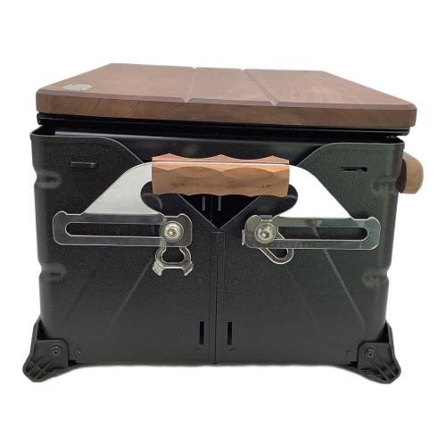Snow peak 収納ケース カスタム内容:シェルコンチッピング塗装・WANTKEY CAMP/BOX TOP SC25 FW/グリップ・Shim.Craft/Yoko no ITA/Magnet hang bar カスタムシェルコン