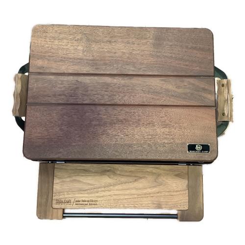 Snow peak 収納ケース カスタム内容:シェルコンチッピング塗装・WANTKEY CAMP/BOX TOP SC25 FW/グリップ・Shim.Craft/Yoko no ITA/Magnet hang bar カスタムシェルコン