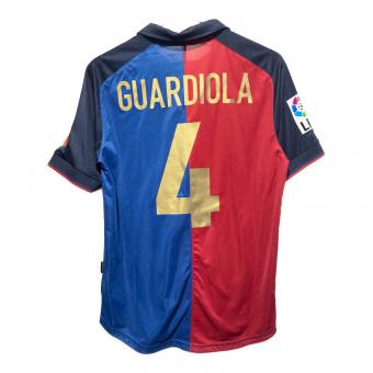FCバルセロナ (エフシーバルセロナ) サッカーユニフォーム メンズ SIZE M レッドネイビー 【4】ジョゼップ・グアルディオラ 1999-2000シーズン ホーム 540239-400