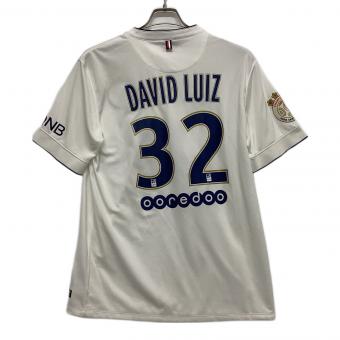 パリ・サンジェルマン 2014-2015シーズン アウェイ サッカーユニフォーム 618758-106 【32】ダビド・ルイス メンズ SIZE L ホワイト