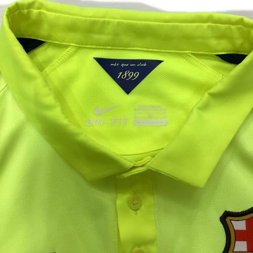 FCバルセロナ (エフシーバルセロナ) 2014-2015シーズン 3rd サッカーユニフォーム 631192-711  メンズ SIZE M イエロー