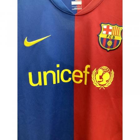 【2008〜2009シーズンFC Barcelona サイン入りユニフォーム】 メッシ直筆サイン入りバルセロナ08/09ホームユニフォーム | THE