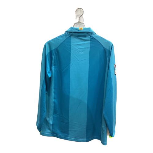 FCバルセロナ (エフシーバルセロナ) サッカーユニフォーム メンズ SIZE M スカイブルー 2007-2008シーズン アウェイ 長袖 244534-414