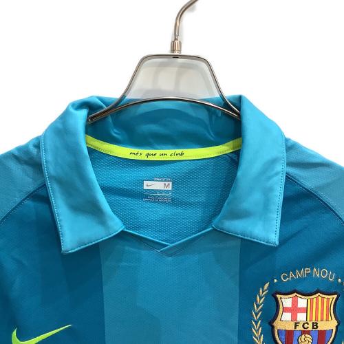 FCバルセロナ (エフシーバルセロナ) サッカーユニフォーム メンズ SIZE M スカイブルー 2007-2008シーズン アウェイ 長袖 244534-414