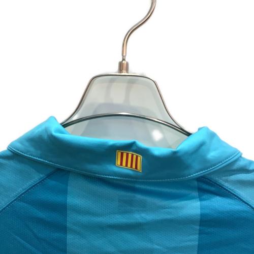FCバルセロナ (エフシーバルセロナ) サッカーユニフォーム メンズ SIZE M スカイブルー 2007-2008シーズン アウェイ 長袖 244534-414