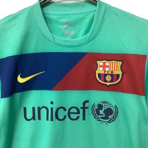 FCバルセロナ (エフシーバルセロナ) サッカーユニフォーム メンズ SIZE M グリーン 2010-2011シーズン アウェイ 382358-310
