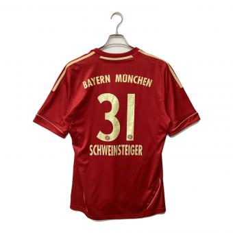 バイエルン・ミュンヘン 2011-2013シーズン ホーム サッカーユニフォーム V13554 【31】バスティアン・シュバインシュタイガー メンズ SIZE 2XO レッド