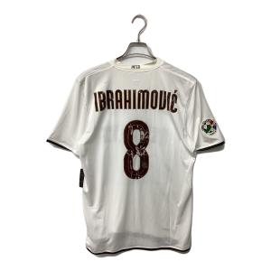 インテル (インテル・ミラノ) サッカーユニフォーム メンズ SIZE L ホワイト 【8】ズラタン・イブラヒモビッチ 2008-2009シーズン アウェイ 287409-105