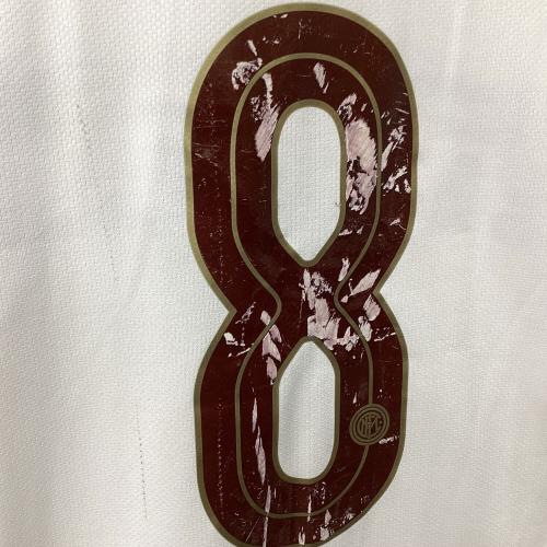 インテル (インテル・ミラノ) サッカーユニフォーム メンズ SIZE L ホワイト 【8】ズラタン・イブラヒモビッチ 2008-2009シーズン アウェイ 287409-105
