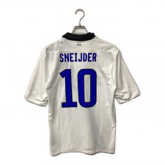インテル (インテル・ミラノ) サッカーユニフォーム メンズ SIZE M ホワイト 【10】ウェスレイ・スネイデル ② 2011-2012シーズン アウェイ 419986-105