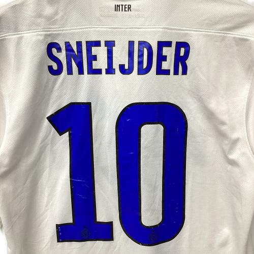 インテル (インテル・ミラノ) サッカーユニフォーム メンズ SIZE M ホワイト 【10】ウェスレイ・スネイデル ② 2011-2012シーズン アウェイ 419986-105