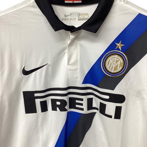 インテル (インテル・ミラノ) サッカーユニフォーム メンズ SIZE M ホワイト 【10】ウェスレイ・スネイデル ② 2011-2012シーズン アウェイ 419986-105