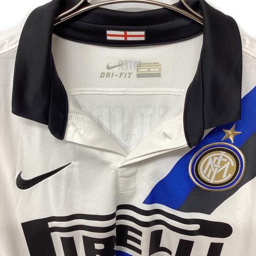 インテル (インテル・ミラノ) サッカーユニフォーム メンズ SIZE M ホワイト 【10】ウェスレイ・スネイデル ② 2011-2012シーズン アウェイ 419986-105