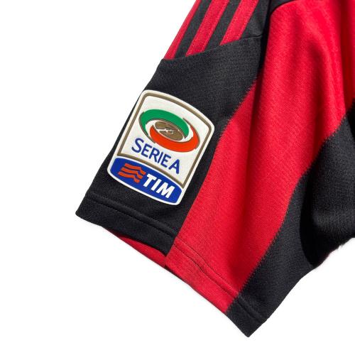 ACミラン (エーシーミラン) サッカーユニフォーム メンズ SIZE O レッド×ブラック 2010-2011シーズン ホーム P96288