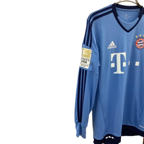 バイエルン・ミュンヘン サッカーユニフォーム メンズ SIZE M スカイブルー 【1】マヌエル・ノイアー 2015-2016シーズン GK S08660