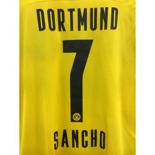 ドルトムント サッカーユニフォーム メンズ SIZE M イエロー 【7】ジェイドン・サンチョ 2020-2021シーズン ホーム 757156-01