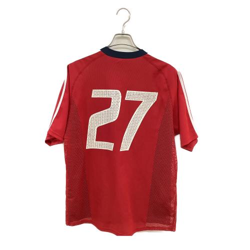 バイエルン・ミュンヘン サッカーユニフォーム メンズ SIZE O レッド 【27】ギョクタン・ベルカント 2002-2004シーズン 3rd