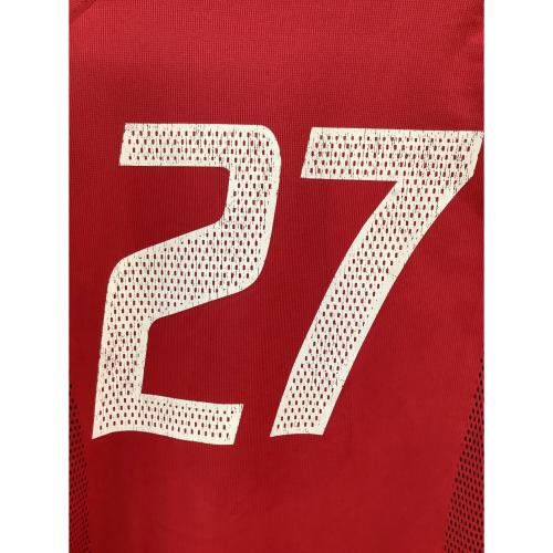 バイエルン・ミュンヘン サッカーユニフォーム メンズ SIZE O レッド 【27】ギョクタン・ベルカント 2002-2004シーズン 3rd