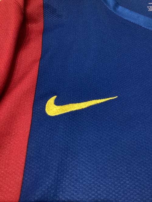 FCバルセロナ (エフシーバルセロナ) 2006-2007シーズン ホーム サッカーユニフォーム 146980 メンズ SIZE M レッド×ネイビー