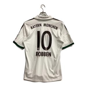 バイエルン・ミュンヘン 2013-2014シーズン アウェイ サッカーユニフォーム Z25686 【10】アリエン・ロッベン メンズ SIZE O ホワイト
