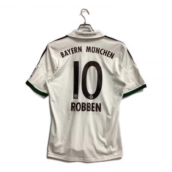 バイエルン・ミュンヘン 2013-2014シーズン アウェイ サッカーユニフォーム Z25686 【10】アリエン・ロッベン メンズ SIZE O ホワイト