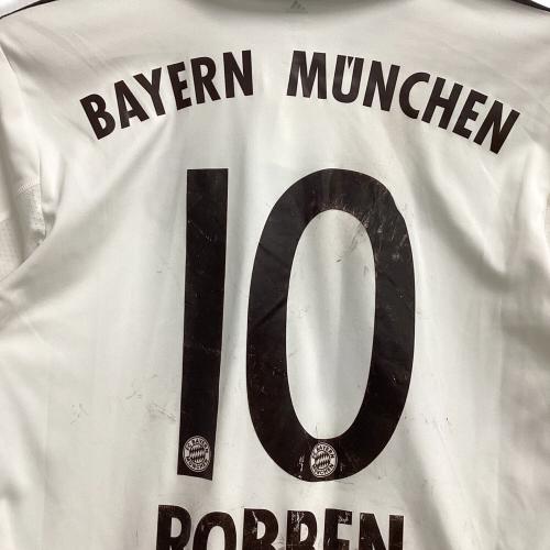 バイエルン・ミュンヘン 2013-2014シーズン アウェイ サッカーユニフォーム Z25686 【10】アリエン・ロッベン メンズ SIZE O ホワイト