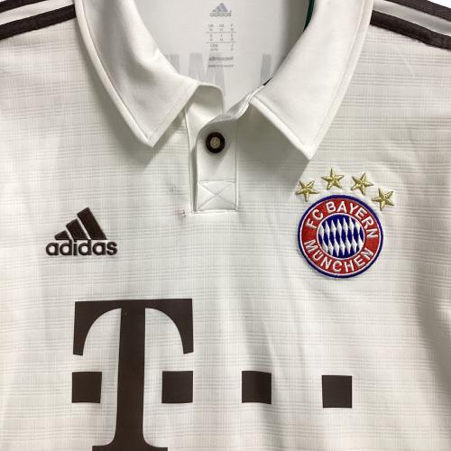 バイエルン・ミュンヘン 2013-2014シーズン アウェイ サッカーユニフォーム Z25686 【10】アリエン・ロッベン メンズ SIZE O ホワイト