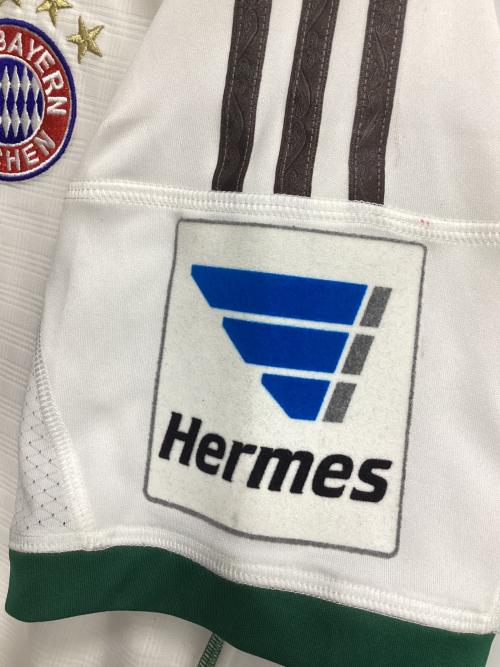 バイエルン・ミュンヘン 2013-2014シーズン アウェイ サッカーユニフォーム Z25686 【10】アリエン・ロッベン メンズ SIZE O ホワイト