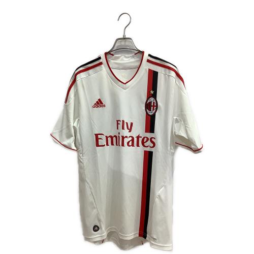 ACミラン (エーシーミラン) サッカーユニフォーム メンズ SIZE O ホワイト 2011-2012シーズン アウェイ V13442