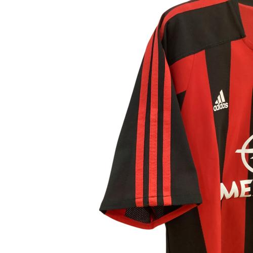ACミラン (エーシーミラン) サッカーユニフォーム メンズ SIZE O レッド×ブラック 2003-2004シーズン ホーム 021765