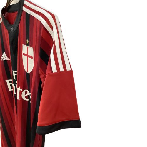 ACミラン (エーシーミラン) サッカーユニフォーム メンズ SIZE O レッド×ブラック 2014-2015シーズン ホーム D87224