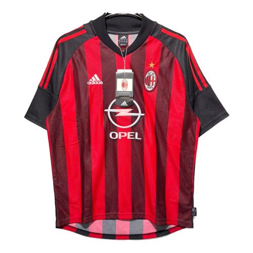 ACミラン (エーシーミラン) サッカーユニフォーム メンズ SIZE O ブラック×レッド 2002-2003シーズン ホーム 156165