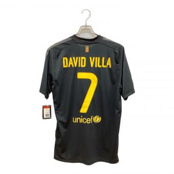 FCバルセロナ (エフシーバルセロナ) サッカーユニフォーム メンズ SIZE L ブラック 【7】ダビド・ビジャ 2011-2012シーズン アウェイ 419880-010