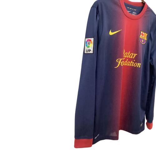 FCバルセロナ (エフシーバルセロナ) サッカーユニフォーム メンズ SIZE M ネイビー 【5】カルレス・プジョル 2012-2013シーズン ホーム 長袖 478324-410