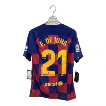 FCバルセロナ (エフシーバルセロナ) サッカーユニフォーム メンズ SIZE M レッド×ネイビー 【21】フレンキー・デ・ヨング 2019-2020シーズン ホーム AJ5532-456