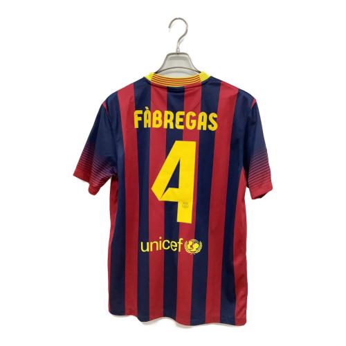 FCバルセロナ (エフシーバルセロナ) サッカーユニフォーム メンズ SIZE M レッド×ネイビー 【4】セスク・ファブレガス 2013-2014シーズン ホーム 532822-413