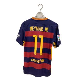 FCバルセロナ (エフシーバルセロナ) サッカーユニフォーム メンズ SIZE S ネイビー×レッド 【11】ネイマール 2015-2016シーズン ホーム 658794-422