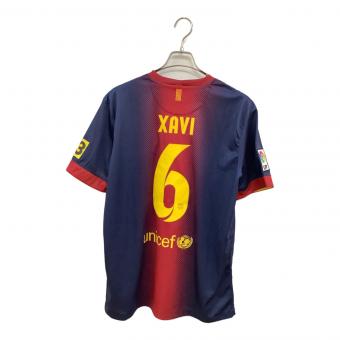 FCバルセロナ (エフシーバルセロナ) サッカーユニフォーム メンズ SIZE L レッド×ネイビー 【6】シャビ・エルナンデス 2012-2013シーズン ホーム 478323-410
