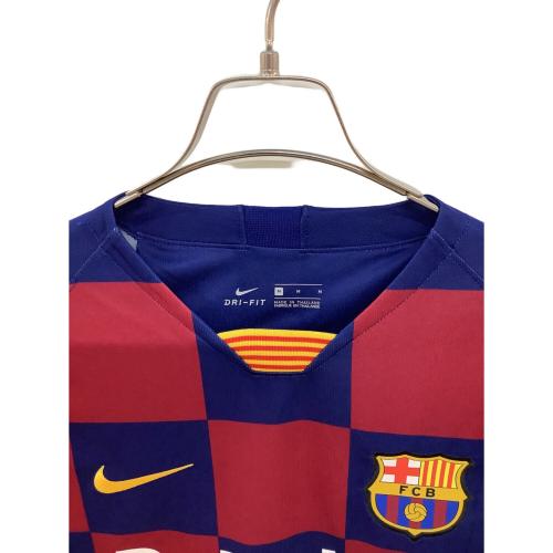 FCバルセロナ (エフシーバルセロナ) サッカーユニフォーム メンズ SIZE M ネイビー×レッド 【9】ルイス・スアレス 2019-2020シーズン ホーム AJ5532-458