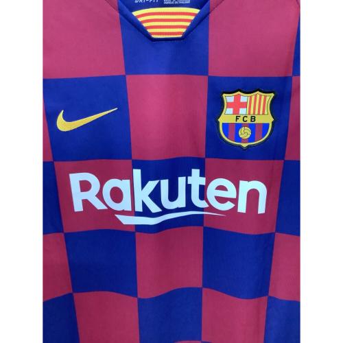 FCバルセロナ (エフシーバルセロナ) サッカーユニフォーム メンズ SIZE M ネイビー×レッド 【9】ルイス・スアレス 2019-2020シーズン ホーム AJ5532-458