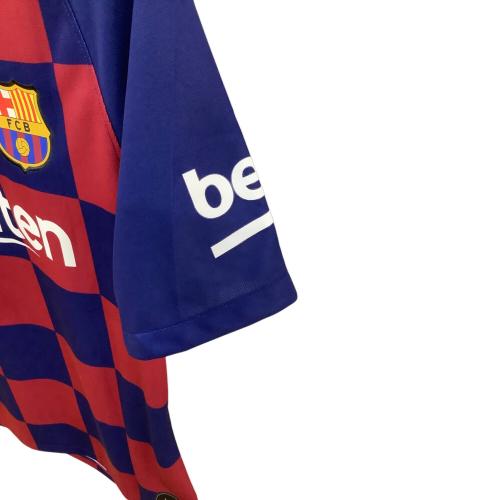 FCバルセロナ (エフシーバルセロナ) サッカーユニフォーム メンズ SIZE M ネイビー×レッド 【9】ルイス・スアレス 2019-2020シーズン ホーム AJ5532-458