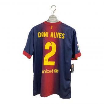 FCバルセロナ (エフシーバルセロナ) サッカーユニフォーム メンズ SIZE L レッド×ネイビー 【2】ダニエウ・アウベス 478323-410