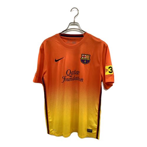 FCバルセロナ (エフシーバルセロナ) サッカーユニフォーム メンズ SIZE L オレンジ×イエロー 【9】アレクシス・サンチェス 2012-2013シーズン アウェイ 478326-815
