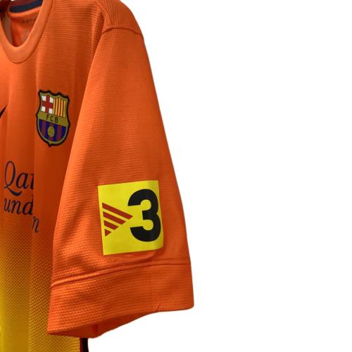 FCバルセロナ (エフシーバルセロナ) サッカーユニフォーム メンズ SIZE L オレンジ×イエロー 【9】アレクシス・サンチェス 2012-2013シーズン アウェイ 478326-815