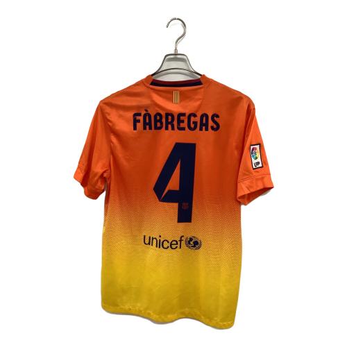 FCバルセロナ (エフシーバルセロナ) サッカーユニフォーム メンズ SIZE M イエロー×オレンジ 【4】セスク・ファブレガス 2012-2013シーズン アウェイ 478326-815